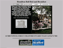 Tablet Screenshot of hamiltonhallbandb.com